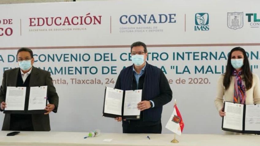 IMSS, gobierno de Tlaxcala y Conade acuerdan impulsar centro de entrenamiento