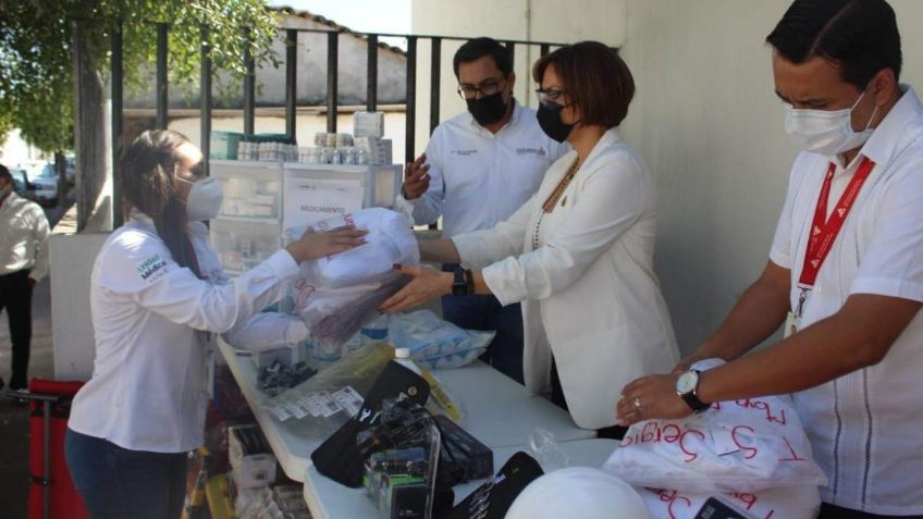 Colima envía apoyo médico a Tabasco por inundaciones