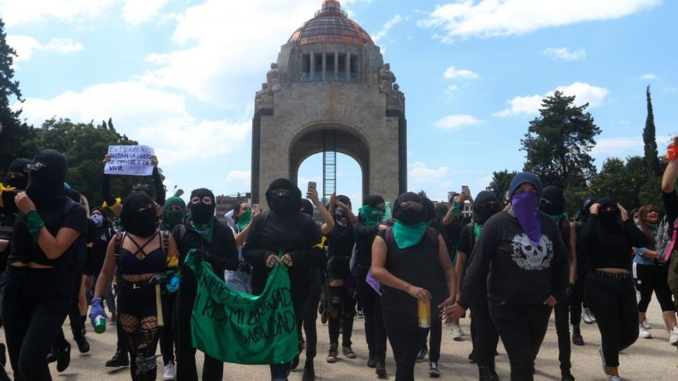 A las 09:00 horas comenzará la marcha de las Colectivas Feministas. Foto: Cuartoscuro