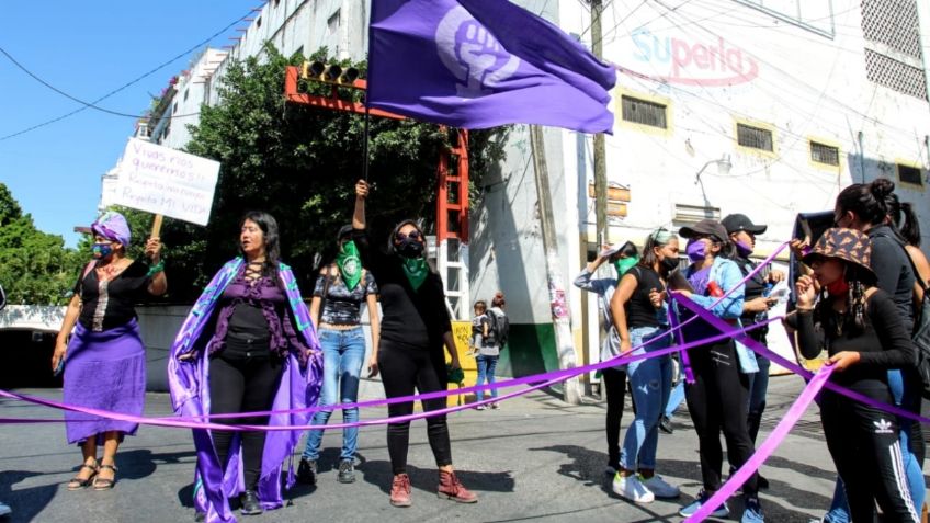 Guerrero registra marcha por el Día Internacional por la Eliminación de la Violencia hacia las Mujeres