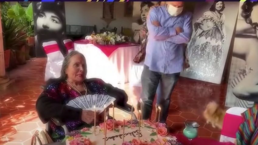 Flor Silvestre: Así celebró su ULTIMO CUMPLEAÑOS en compañía de Pepe, Leonardo y Angela Aguilar