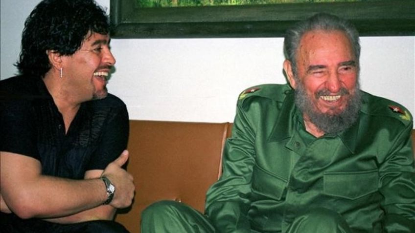 ¿Coincidencia? Maradona murió el mismo día que su gran amigo Fidel Castro, cuatro años después