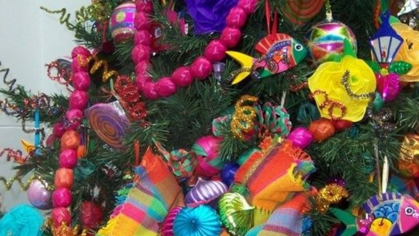 Navidad a la mexicana; decora tu árbol con estás ideas sencillas y coloridas