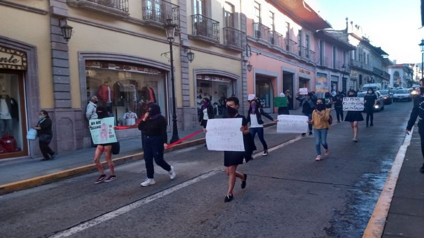 Grupos feministas en Hidalgo se unen a protestas de todo el país