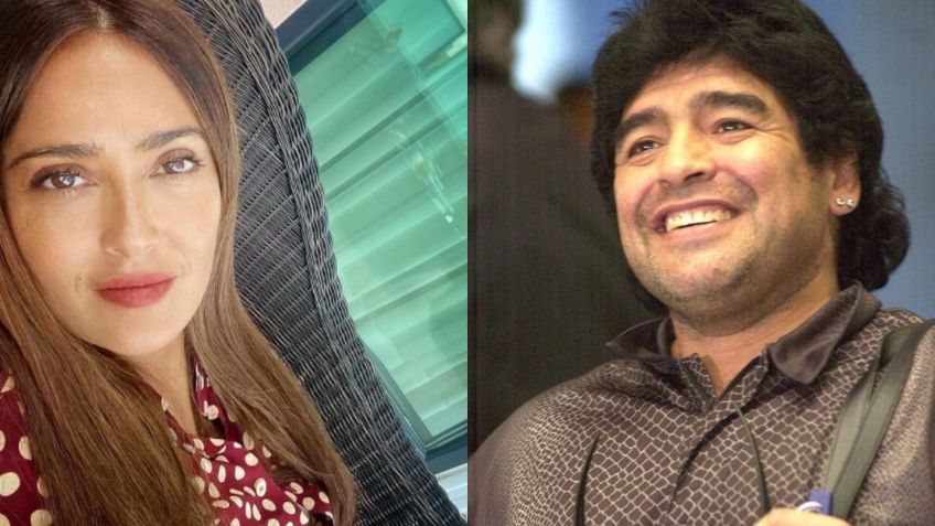 Salma Hayek fue el gran AMOR de Maradona; este es el motivo que evitó un ROMANCE