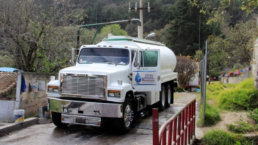 Valle de México usará pipas para enfrentar disminución en el flujo de agua