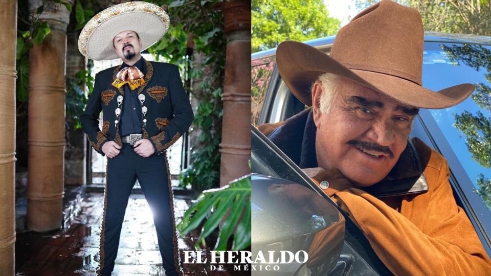 FOTOS FB: Pepe Aguilar y Vicente Fernández