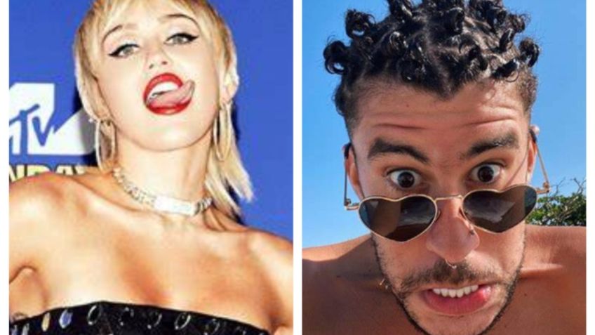 Miley Cyrius y Bad Bunny tumban a Spotify: MEMES