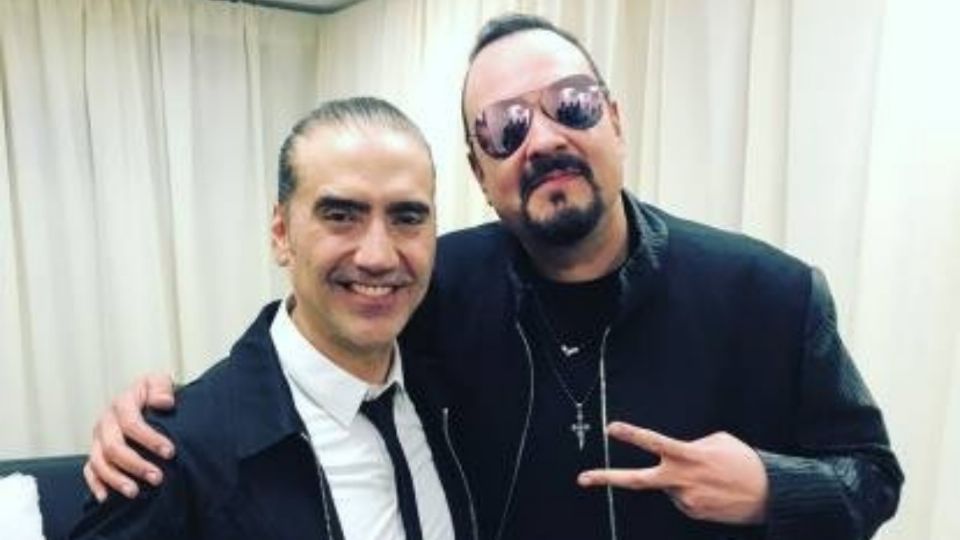 El 'Potrillo' y Pepe Aguilar. Foto: Especial