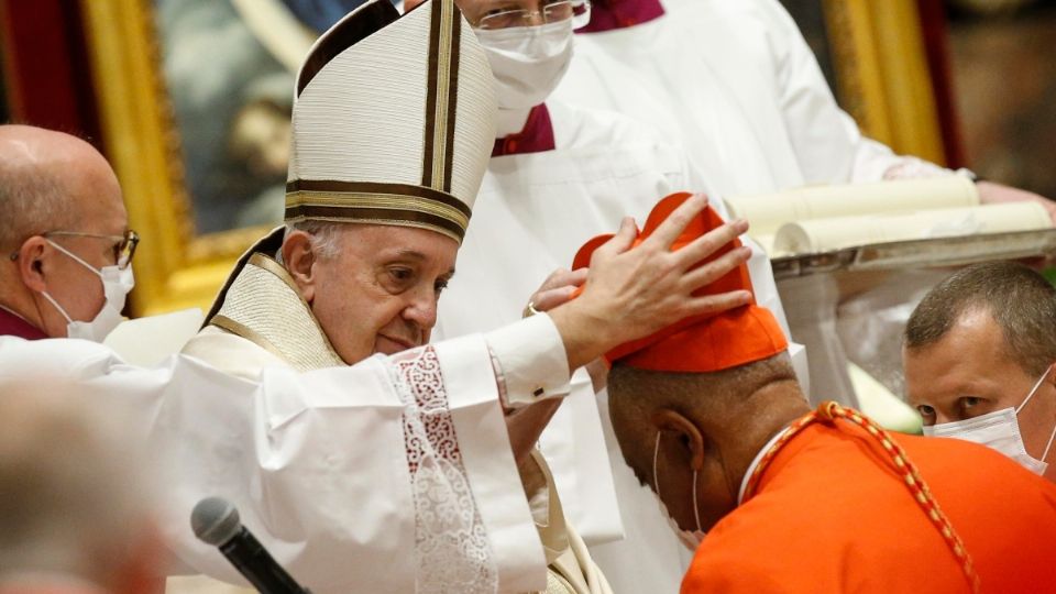 HACE HISTORIA. Gregory es el único estadounidense que fue elevado al Colegio de Cardenales por el papa Francisco. Foto: AP