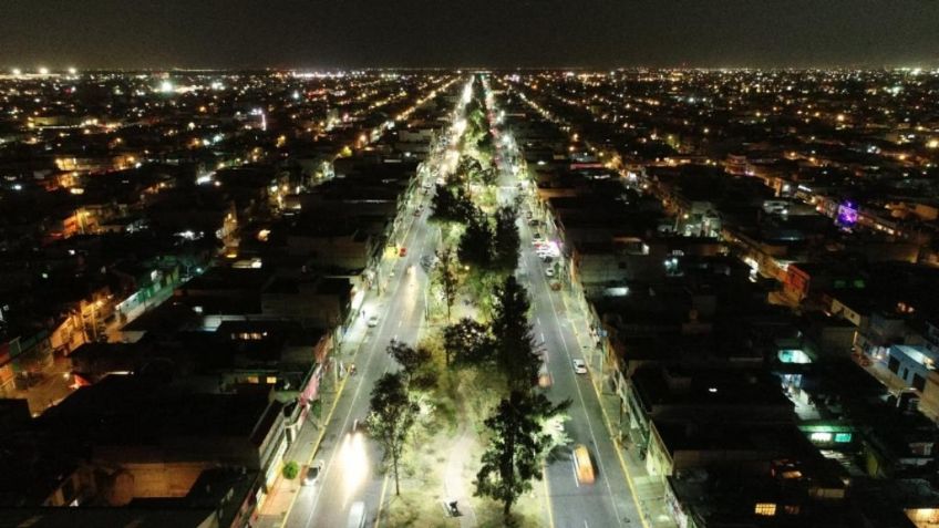 Nezahualcóyotl renueva su alumbrado público con luminarias tipo LED