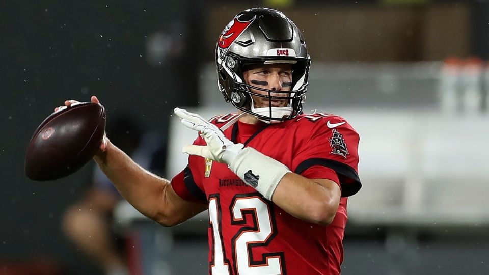 Tom Brady tuvo un gran partido y encaminó a los Bucs a la victoria. Foto: AP