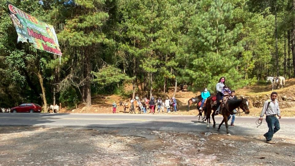 Los pobladores, encargados de la prestación del servicio, desde hace 15 días han hecho recorridos a pie y a caballo. Foto: Gerardo García