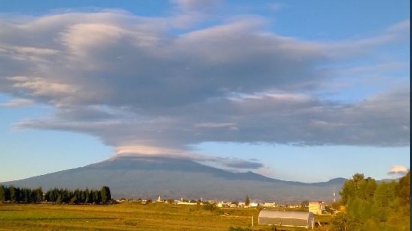 Volcán Popocatépetl es visitado por ‘OVNI’: FOTO