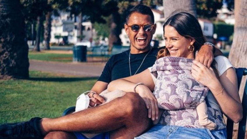 'Chicharito' Hernández muere de ternura con su hija Nala: FOTO