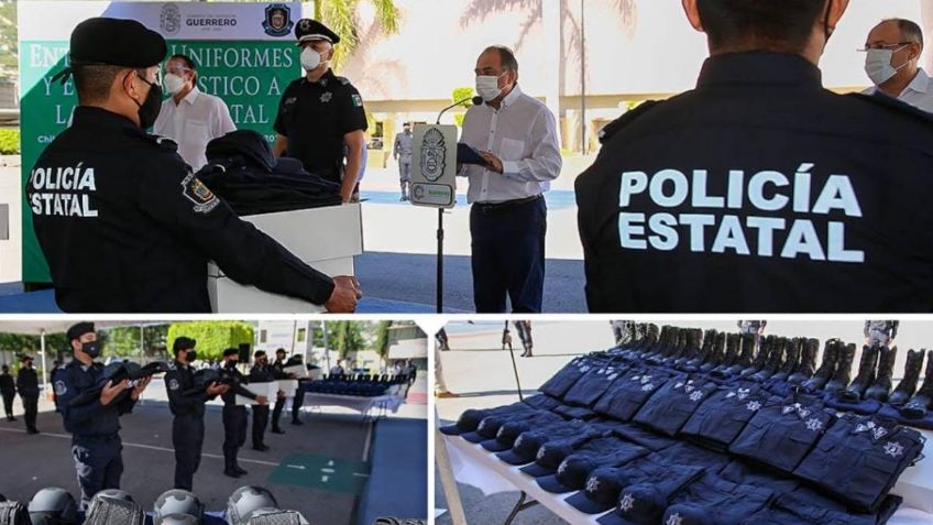 Guerrero dota de equipo nuevo para combatir al crimen a la Policía Estatal