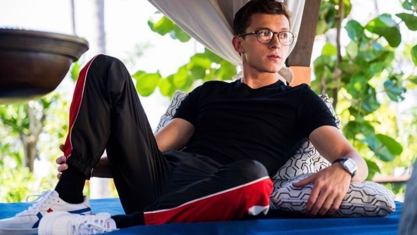 Tom Holland se quita la máscara de Spiderman: FOTO