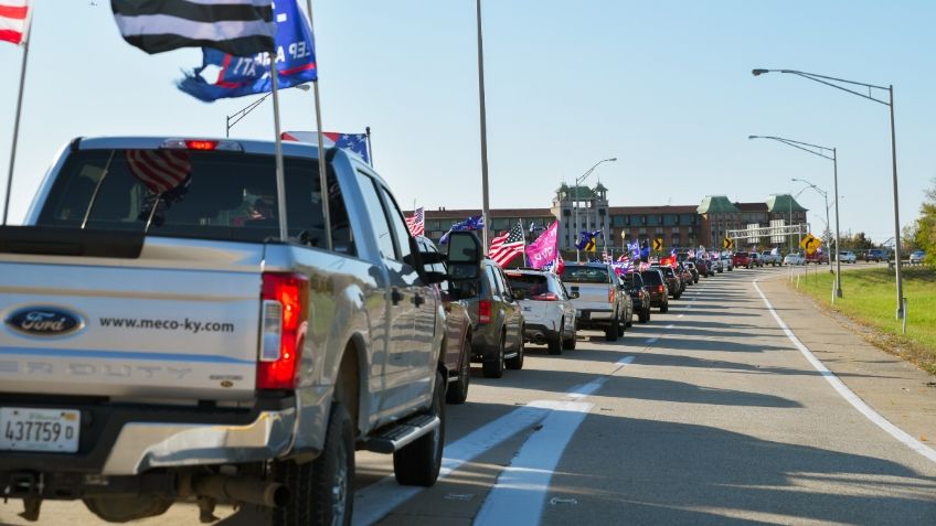 Temen a caravanas pro Trump