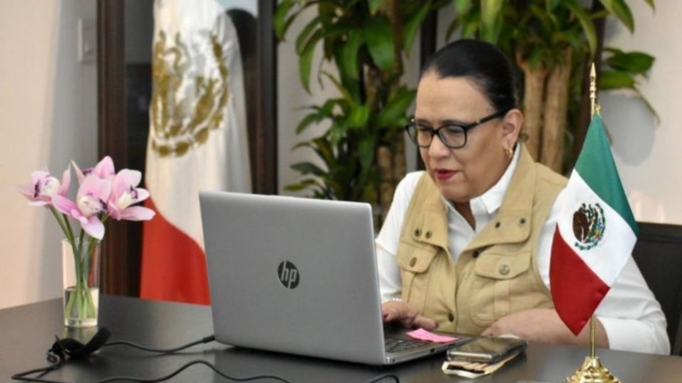 Rosa Icela Rodríguez se convertirá en la titular de la SSPC en sustitución de Alfonso Durazo. Foto: Especial