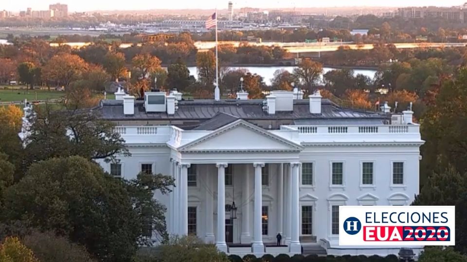 Donald Trump espera conteo de votos en la Casa Blanca. Foto: Especial