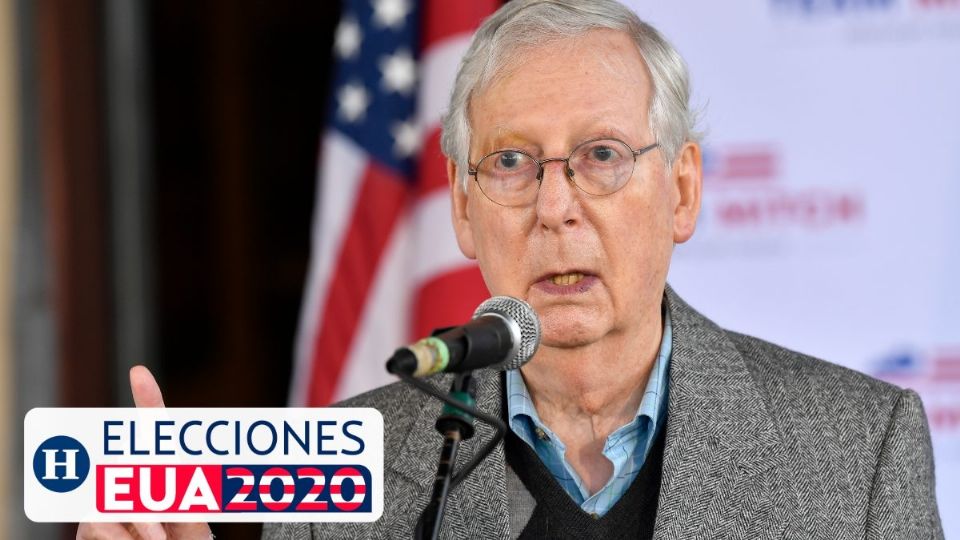 Mitch McConnell, fue reelegido este martes en su distrito de Kentucky. Foto: Archivo | AP