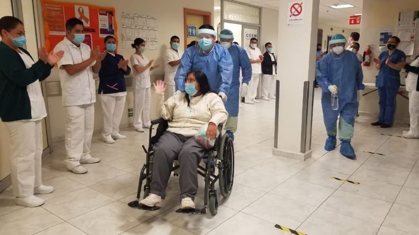 Personal del IMSS logra que paciente intubada 14 días por  Covid-19 venza la enfermedad