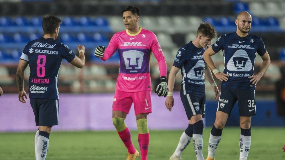 SATISFACCIÓN. Los Pumas se fueron de CU pensando en La Máquina. Foto: Archivo/ Mexsport