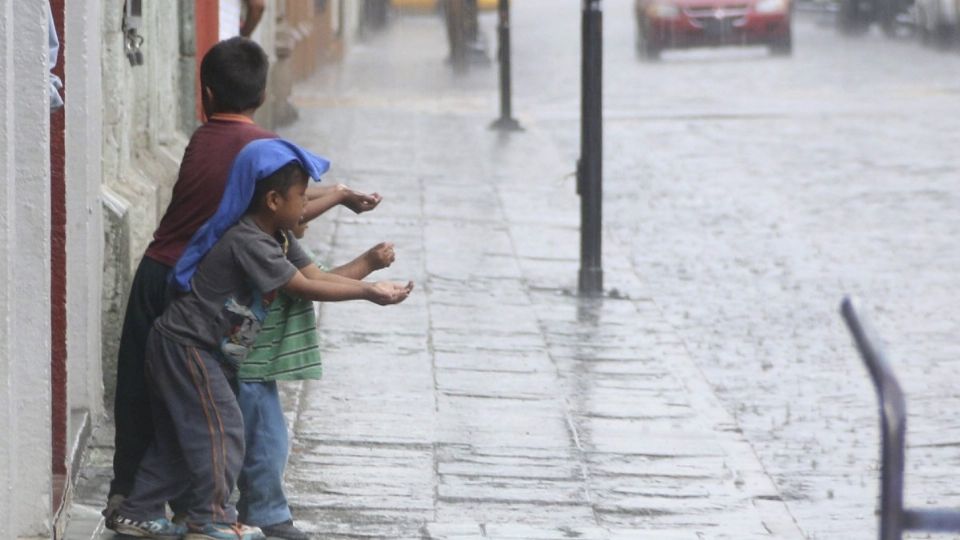 Lluvias en el estado de Hidalgo. Foto: Cuartoscuro