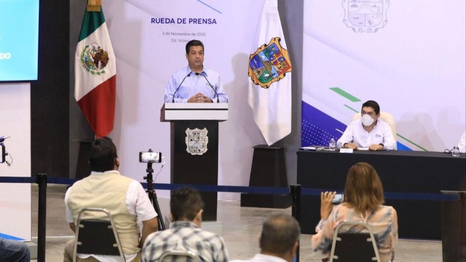 El gobernador de Tamaulipas reiteró que la entidad es la que más recursos aporta a la nación. Foto: Especial