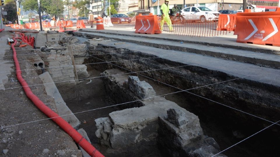 Los vestigios de 45 muros de cimentación y de pisos de finales del siglo XIX e inicios del XX Foto: Especial