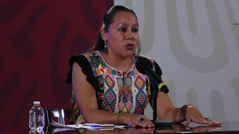 DEFENSA. 'El Tren Maya podrá consolidarse como un proyecto de desarrollo ambiental con sostenibilidad económica” M. Luisa Albores.  Foto: Cuartoscuro