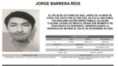 Localizan con vida a Jorge Barrera, estudiante de la Prepa 5 reportado como desaparecido