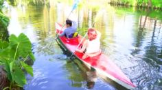 ¡Escupiendo el Bofe! Fernanda Tapia atraviesa Xochimilco en kayak