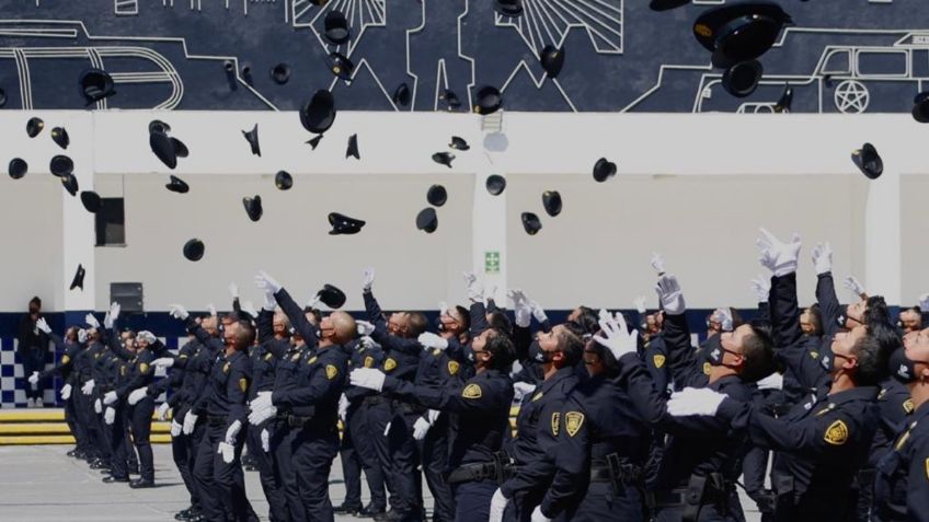 Se gradúan 431 cadetes en la Universidad de la Policía de la Ciudad de México