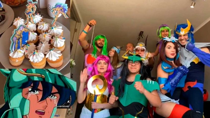 VIDEO VIRAL: Novia sorprende a su pareja con fiesta temática de SAINT SEIYA