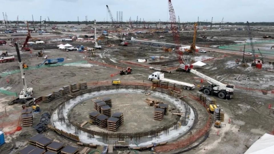 Así va la importante obra en Paraíso, Tabasco. Foto: Sener