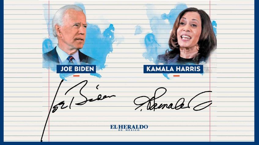 De puño y letra: Joe Biden y Kamala Harris