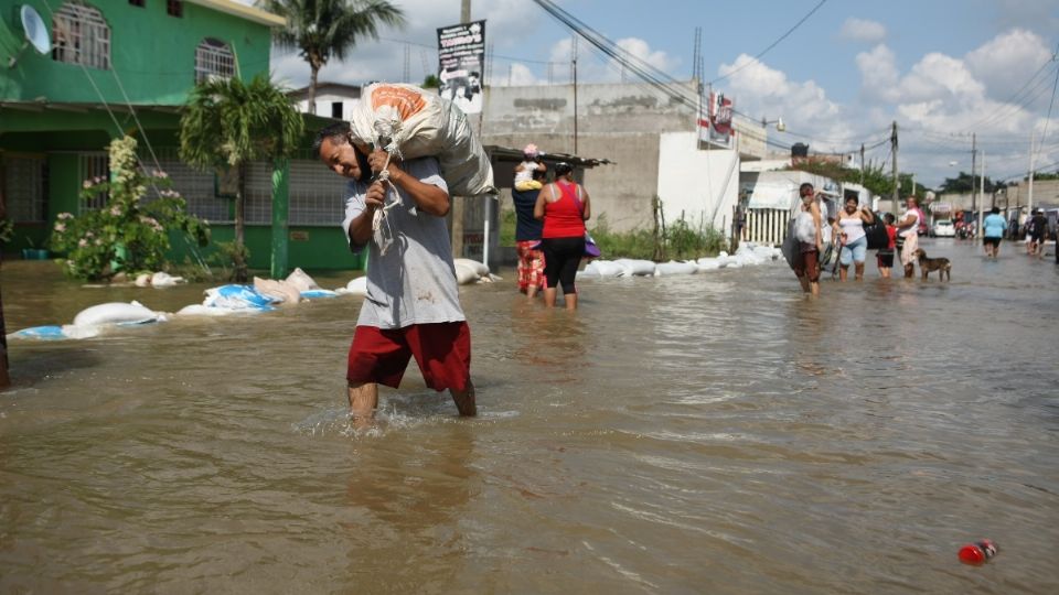 5 muertos han dejado las lluvias en Tabasco. Foto: Cuartoscuro