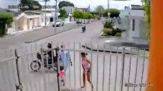 VIDEO VIRAL: Por defender su celular de un robo mujer abandona a su hija