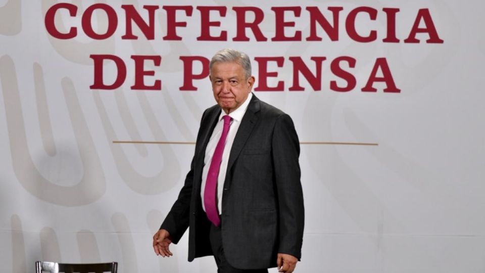 El presidente López Obrador desde su conferencia matutina. Foto: Guillermo O’Gam