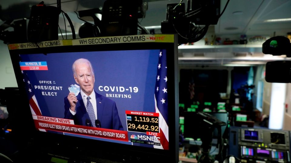 El demócrata Joe Biden mandó un mensaje al pueblo de EU. Foto: EFE