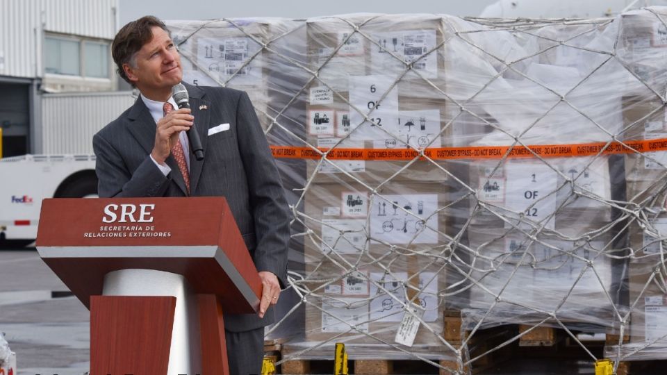 Christopher Landau, embajador de EU para México, dijo que la cooperación económica entre ambos países es muy importante en la región. Foto: Cuartoscuro