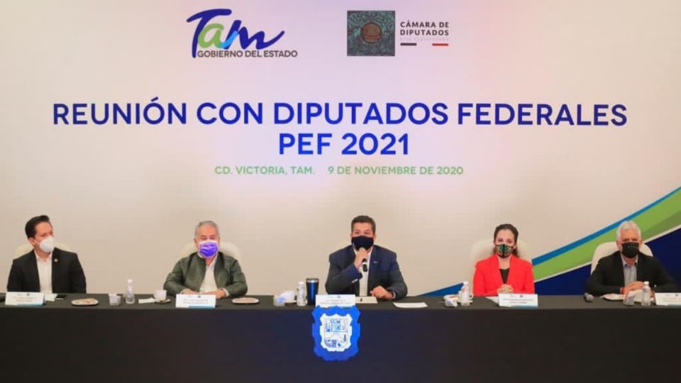 A la reunión efectuada en el Salón Independencia del Palacio de Gobierno no asistieron los diputados federales tamaulipecos de Morena, PES y PT. 