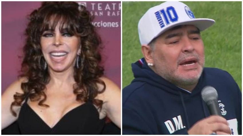 ¿Verónica Castro y Maradona fueron NOVIOS? Este PERIODISTA fue el "Cupido": VIDEO