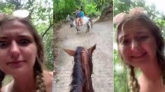 VIDEO VIRAL: Turista se emborracha y se pierde en México mientras montaba un caballo