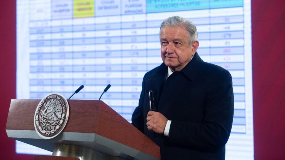 El mandatario informó sobre el proceso en EU y la postura de México. Foto: Presidencia