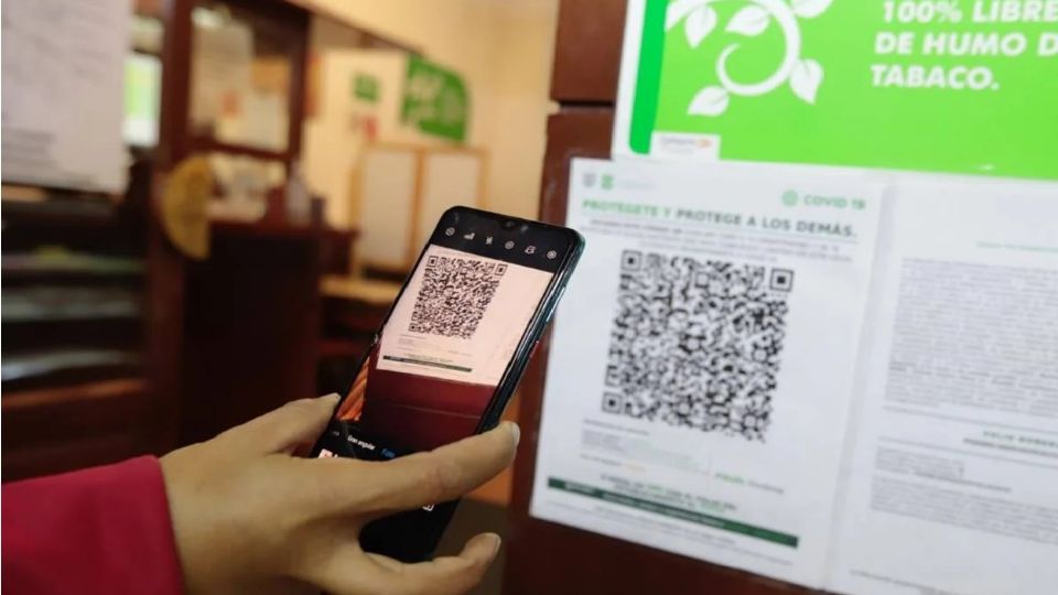 El Código QR será utilizado en centros comerciales y restaurantes de la Ciudad de México
FOTO: Twitter