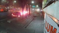 Video Viral: Arrancones acaban con auto incendiado en Eje Central; muere un transeúnte