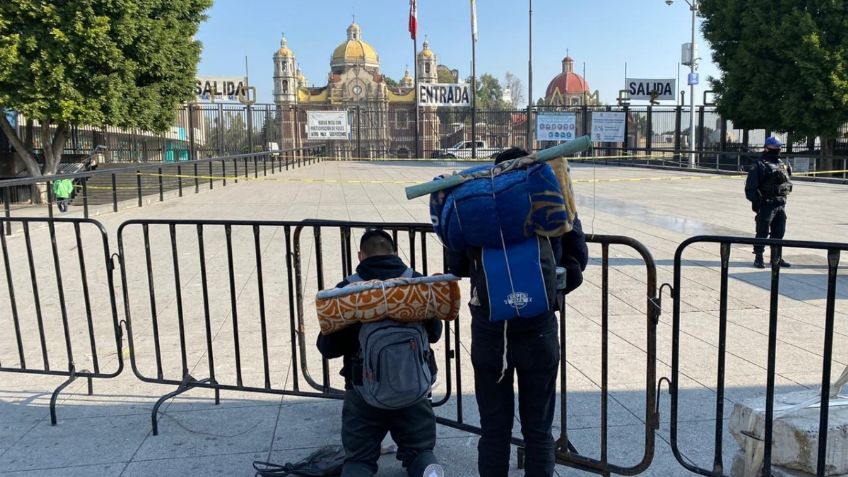 Peregrinos acuden a la Basílica de Guadalupe por la fuerte devoción a la Virgen, no por falta de información