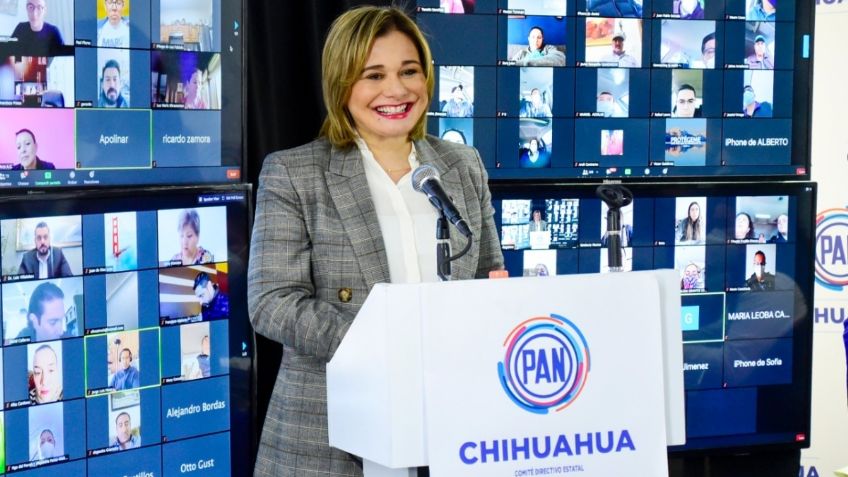 Maru Campos Galván registra precandidatura del PAN para ir por Chihuahua